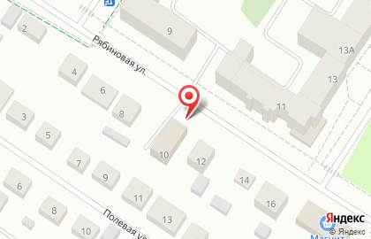 Магазин Красное & Белое на Рябиновой улице на карте