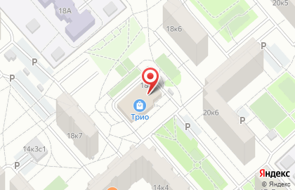 Торговый комплекс ТРИО на карте