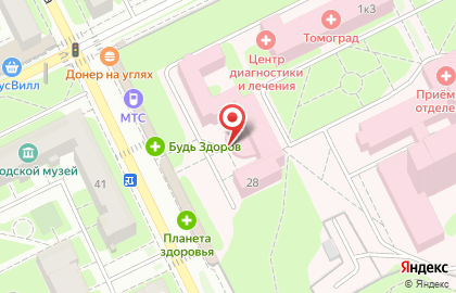 Городская клиническая больница, г. Жуковский на карте