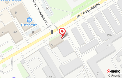 Торговая компания Газмаркет на улице Геофизиков на карте