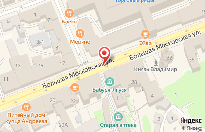 Славянка на Большой Московской улице на карте