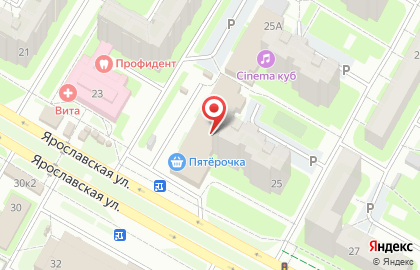 Студия мебели Успех на Ярославской улице на карте