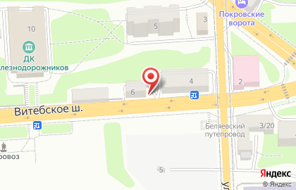 Продовольственный магазин в Смоленске на карте