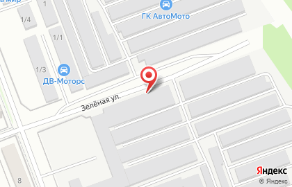 Автосервис на Зелёной, 4 на карте