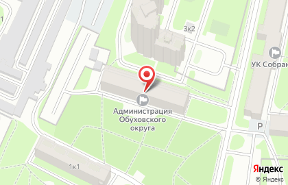 Муниципальное образование муниципального округа Обуховский в Санкт-Петербурге на карте