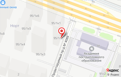 Киоск быстрого питания на Волоколамском шоссе на карте