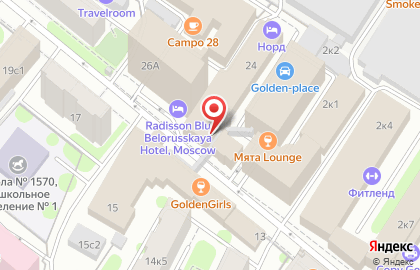 Ресторан грузинской кухни Mukuzani на 3-й улице Ямского Поля на карте