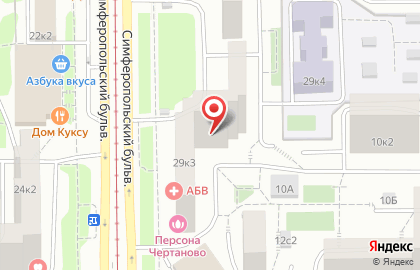 Бар Алкополис24 на Симферопольском бульваре на карте