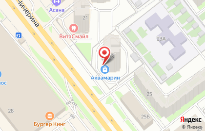 Торговая фирма Аквамарин в Калининском районе на карте