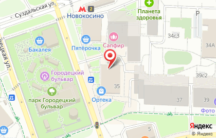 Продуктовый магазин КуулКлевер на Новокосинской улице на карте