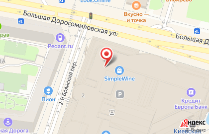 Ювелирный магазин Карат на площади Киевского Вокзала на карте