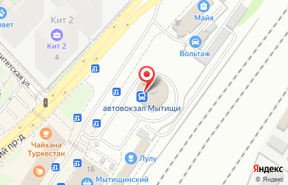 Автовокзал, г. Мытищи на карте