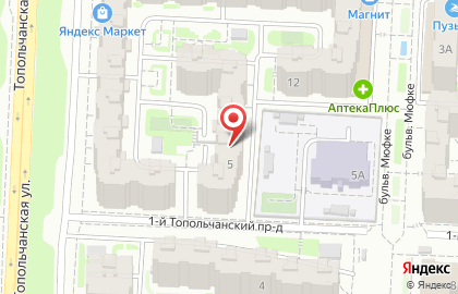Академия развития интеллекта AMAKIDS на Топольчанском проезде на карте