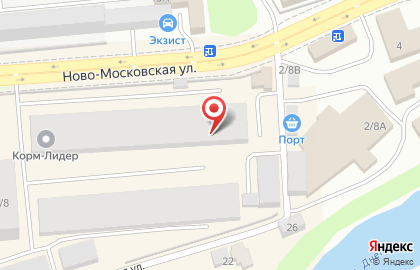 Торгово-сервисная компания СанТехДом на Ново-Московской улице на карте