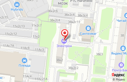 Гостиница Электрон Коломенское на проспекте Андропова на карте
