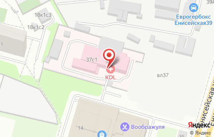 Клинико-диагностическая лаборатория KDL на Енисейской улице на карте