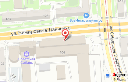 Журнал Председатель на улице Немировича-Данченко на карте