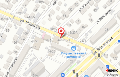 Магазин продуктов Моя семья на улице Маркина на карте
