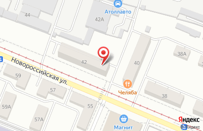 Участковый пункт полиции на Новороссийской улице, 42 на карте