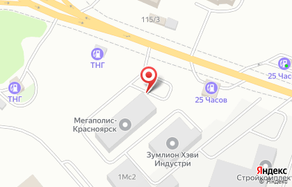 Техноцентр Мегаполис-Красноярск на карте
