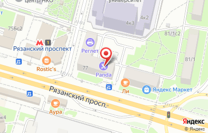 Реставрация паркета на Рязанском проспекте на карте