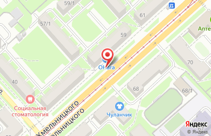 OHARA на улице Богдана Хмельницкого на карте