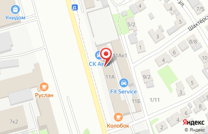 Магазин авторемонтных материалов МалерМаркет в Советском районе на карте