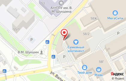 Мебель-Микс в Барнауле на карте