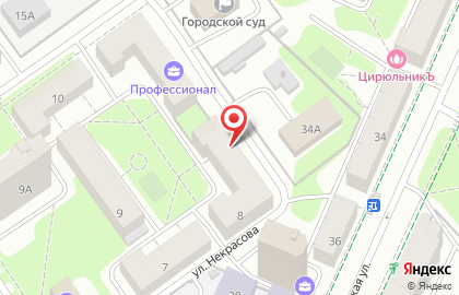 Ателье-мастерская на улице Ленинградской на карте