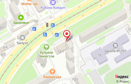 Интернет-магазин Лабиринт на проспекте Чекистов на карте