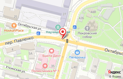 Дальэнергосбыт, ОАО ДЭК на Октябрьской улице на карте