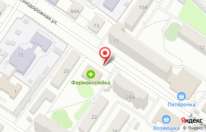 Магазин Азовский Бройлер на 3-ей Железнодорожной улице на карте