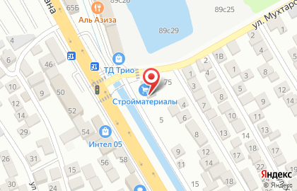 Магазин строительных материалов в Ленинском районе на карте