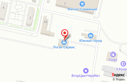 Автомастерская Логан Сервис на Каширской улице на карте