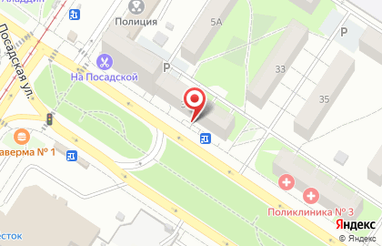 МУЖИКИ ПРО на Посадской 31 на карте