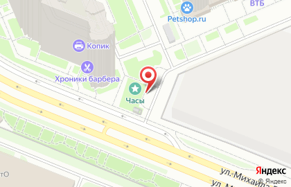 Мастерская по ремонту обуви на ул. Михаила Дудина, 23Б на карте