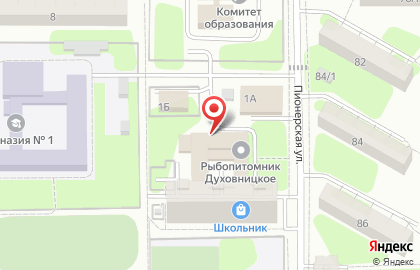 Компания Нуга Бест на Пионерской улице на карте