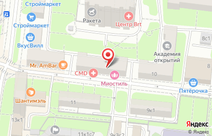 Барбершоп-парикмахерская СуперМен на метро Тушинская на карте
