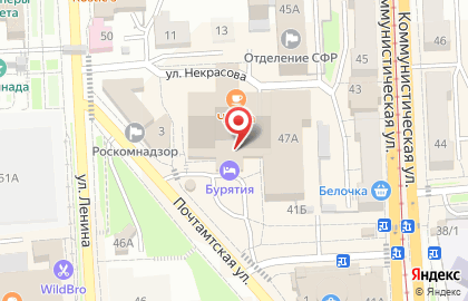 База отдыха Энхалук на Коммунистической улице на карте