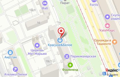Все для дома, Южнопортовый район на карте