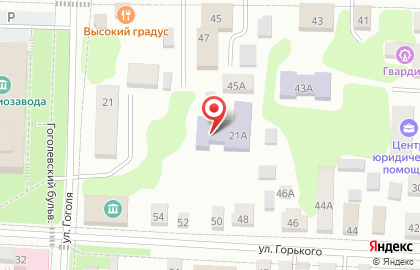 Детский сад №13 на улице Гоголя на карте