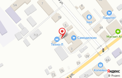 Магазин автозапчастей Техно-Л на карте