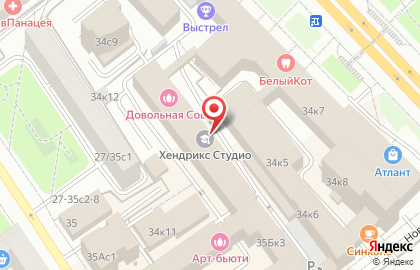 Школа ушу для детей Юный Воин на Крестьянской заставе на карте