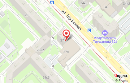 Твой на улице Труфанова на карте