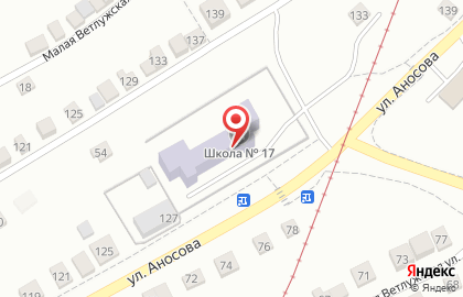 Основная общеобразовательная школа №17 в Челябинске на карте