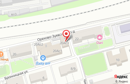 Евролэнд в Орехово-Зуевском проезде на карте