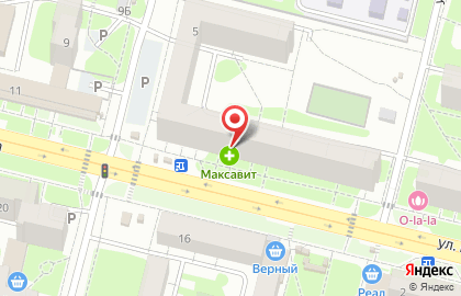 Аптека Максавит в Туле на карте