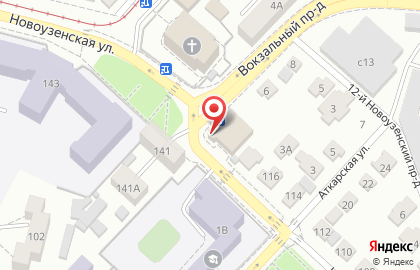 Магазин автотоваров Би-би на Новоузенской улице на карте