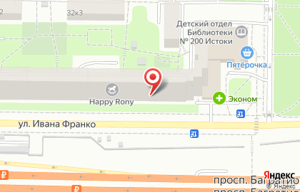 Банкомат СберБанк на улице Ивана Франко, 32 к 1 на карте