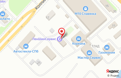 Автосервис Мастер-Сервис в Пушкинском районе на карте